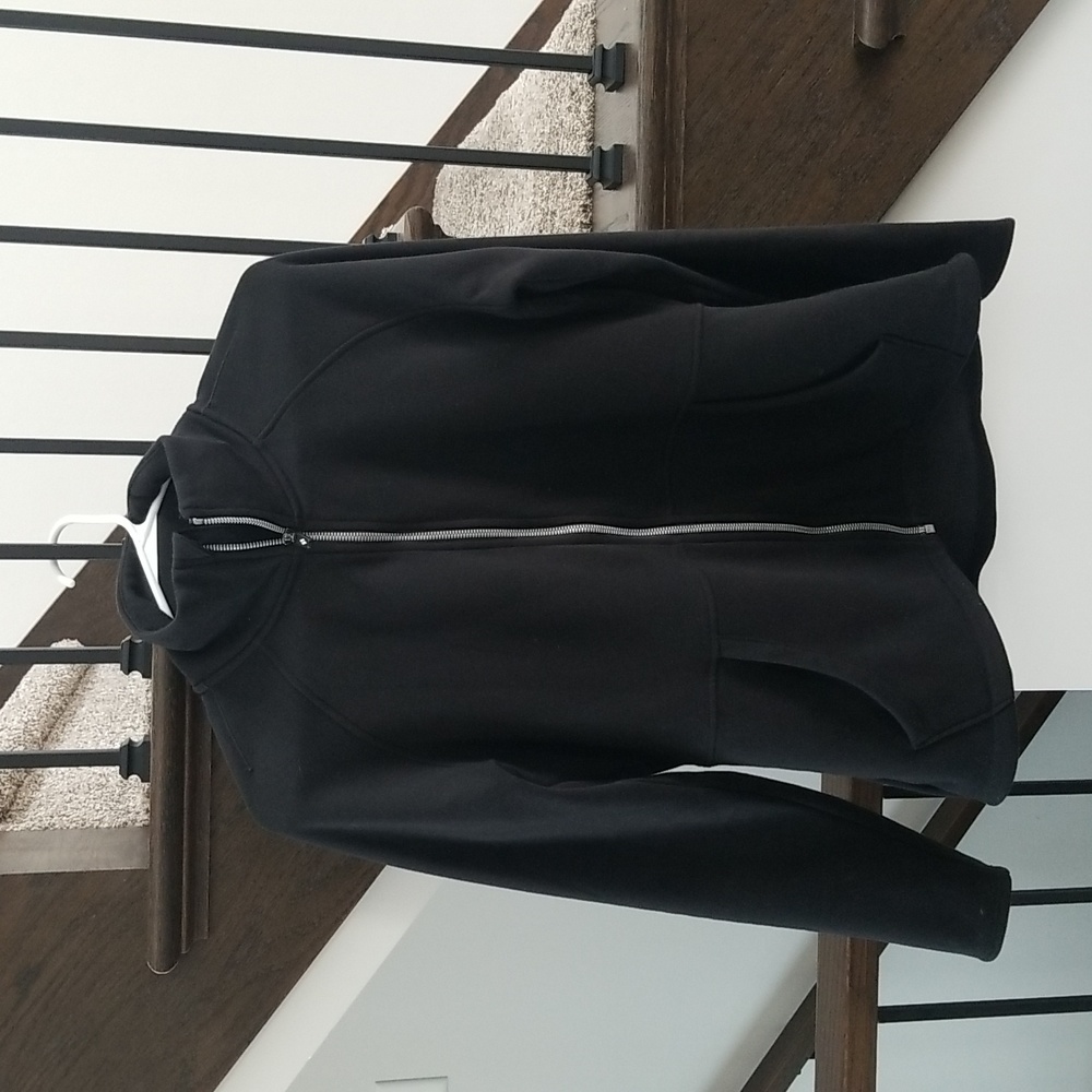 Skechers black medium zip up fleece